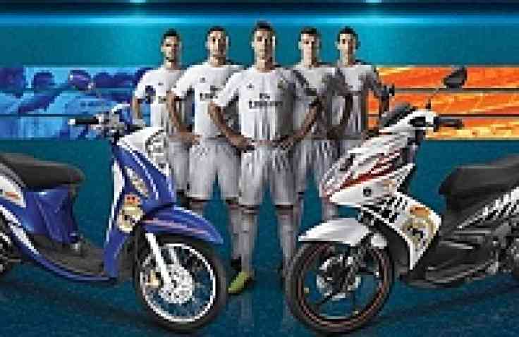 Yamaha Fino dan Nouvo SX Berbaju Real Madrid