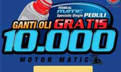 Ganti Oli Gratis 10000 Motor Matic