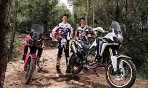 Ganasnya Marc Marquez Off-Road Pakai Honda Africa Twin CRF1000L