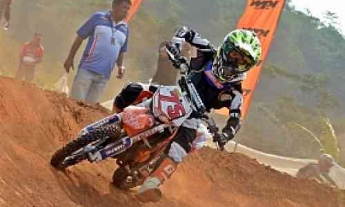 Sheva Raih Podium Dua Kejurnas Motocross Cibinong