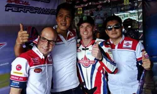 Sam Lowes Kunjungi SFOC Eka Motor, Di Sambut Meriah