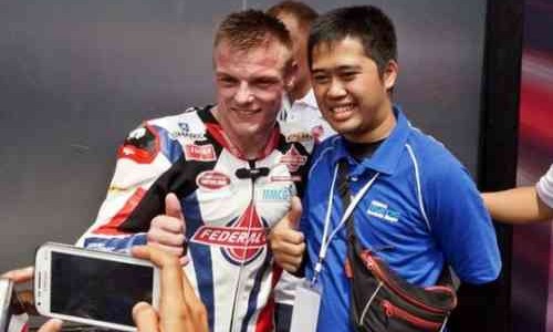 Demi Bertemu Sam Lowes, Fadjri Rela Riding Ratusan Kilometer