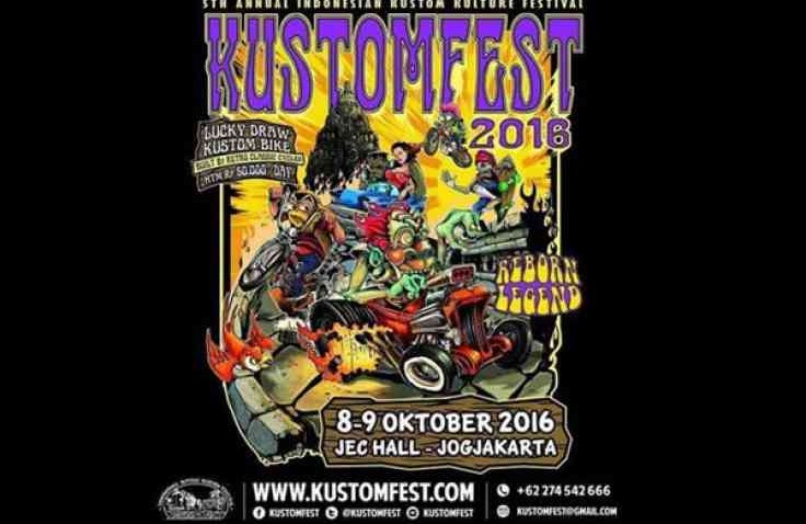 Beli Oli di Kustomfest Jogjakarta 2016, Raih 2 Tiket Nonton MotoGP Sepang