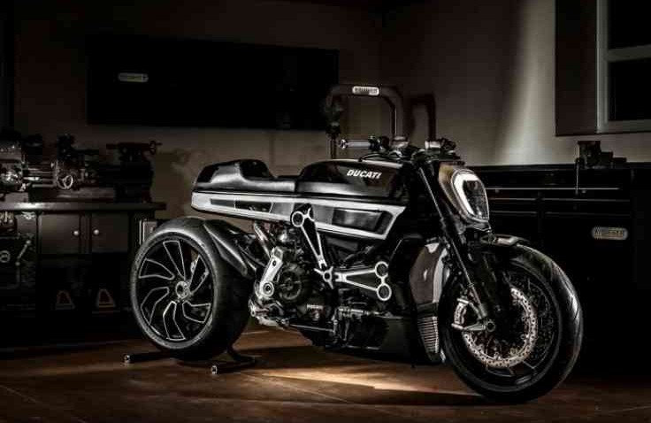 Begini Jadinya Jika Ducati Diavel Terkena Virus Vintage Cafe Racer, Keren!