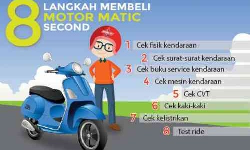 Membeli Motor Matic Second, Ini 8 Langkahnya