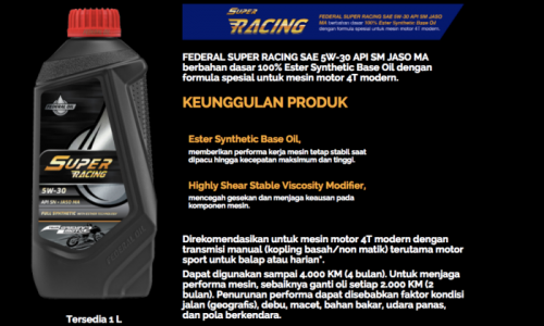 Cari Federal Super Racing ? Ini Daftar Outletnya