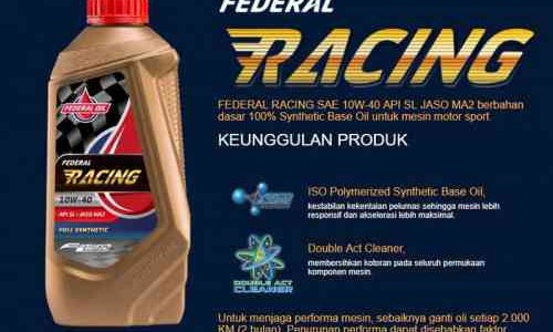 Lindungi Mesin Motor Sportmu Dengan Federal Racing 