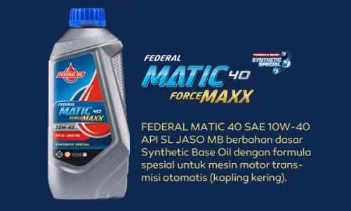 Lindungi Mesin Motor Matikmu Dengan Federal Matic 40