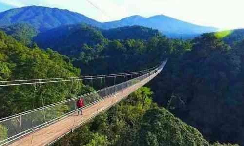 Bikers Piknik, Coba Jembatan Gantung Situ Gunung Sukabumi