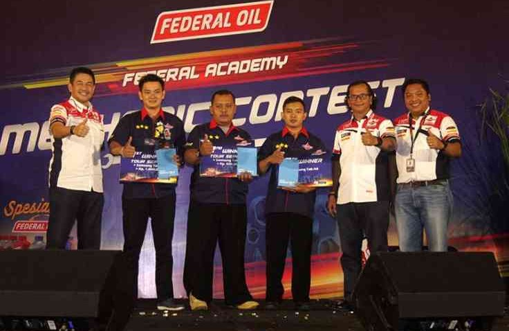 Ini Tiga Mekanik Terbaik Federal Oil Mechanic Contest 2018