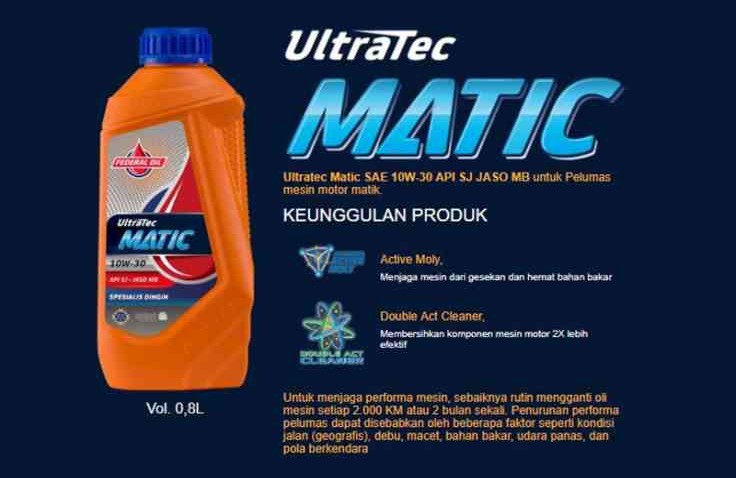 Lindungi Mesin Motor Matikmu Dengan Federal Matic Ultratec