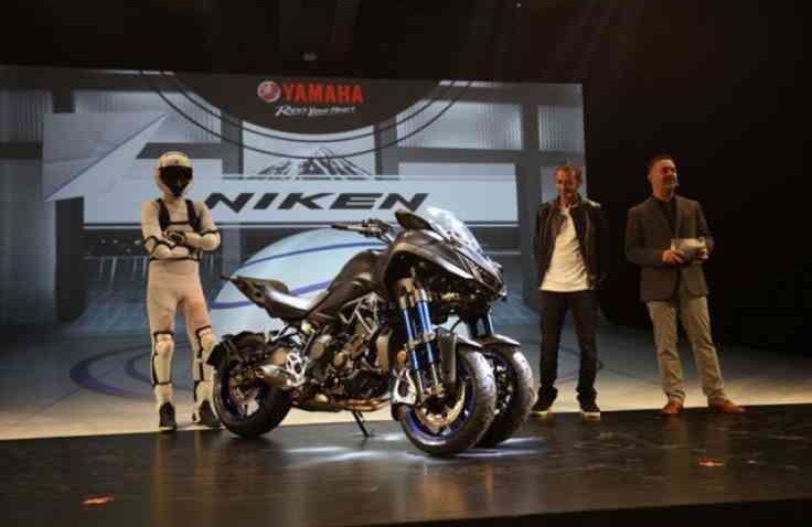 Motor Futuristik Yamaha Niken Ada di IMOS 2018