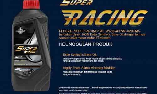 Federal Super Racing Oli Untuk Motor Perfroma Tinggi