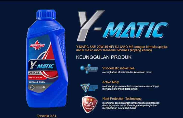 Federal Y-Matic, Oli Spesial Buat Motor Matik Usia Lebih 5 Tahun