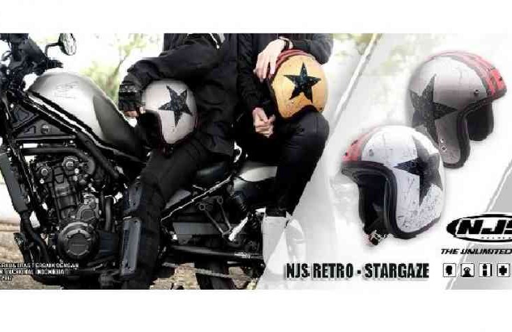 Helm NJS Retro Lengkapi Kebutuhan Gaya Hidup Bikers