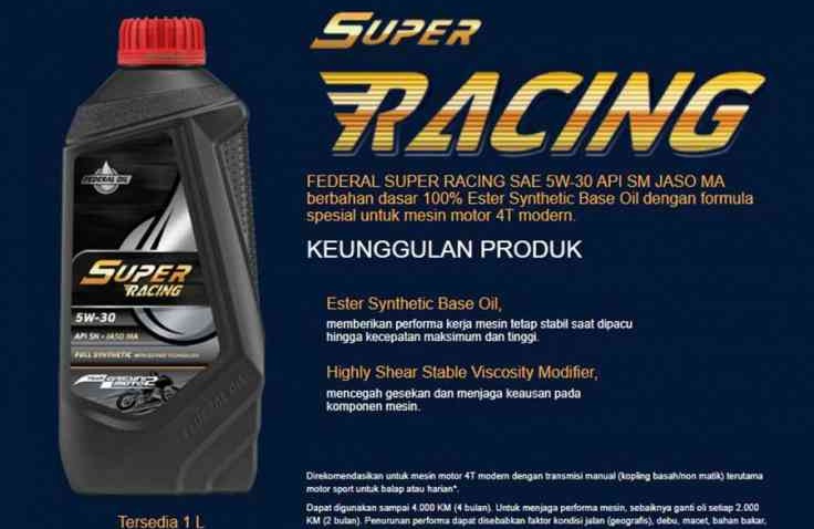 Federal Super Racing Bikin Motormu Makin Ngacir