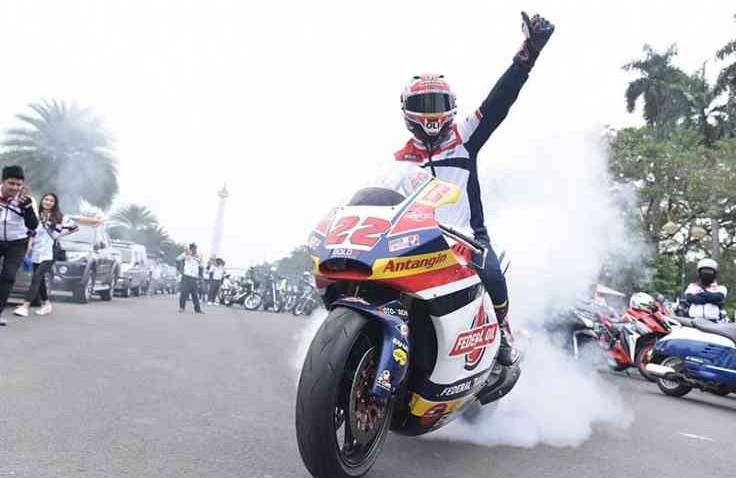 Keliling Jakarta, Sam Lowes Kagum Dan Bangga Dengan Kota Jakarta