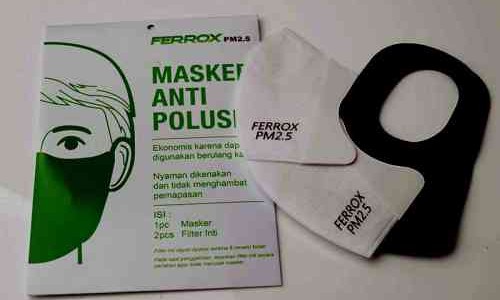 Ferrox PM 2.5 Masker Anti Polusi Keren Dan Bikin Sehat