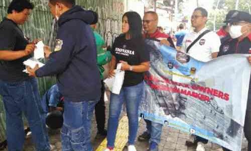 Antisipasi Virus Corona, Bikers Jakarta Max Owner Berbagi Masker